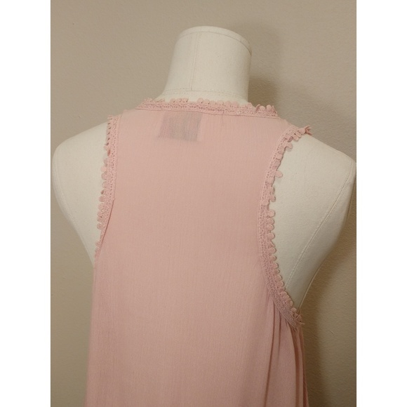 Blush toned Festival Bohemian cover up vest - Picture 4 of 7